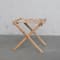 Hello Honey® 20" Natural Brown Modern Collapsible Wood Folding Stool